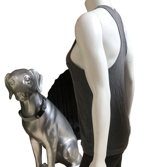 T by Alexander Wang Gray Rayon Soft Tank Top with Pocket Women’s Size XS - Picture 3 of 6